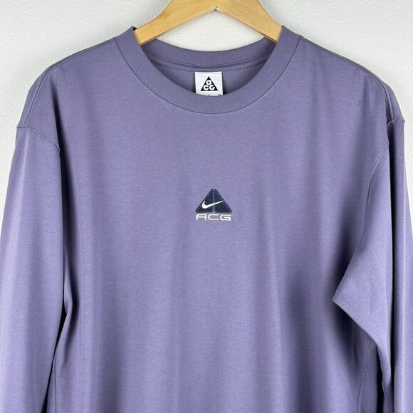 Nike ACG Lungs Men's Long-Sleeve T-Shirt DR7753-509 Purple Size Small Gorpcore - Picture 2 of 6